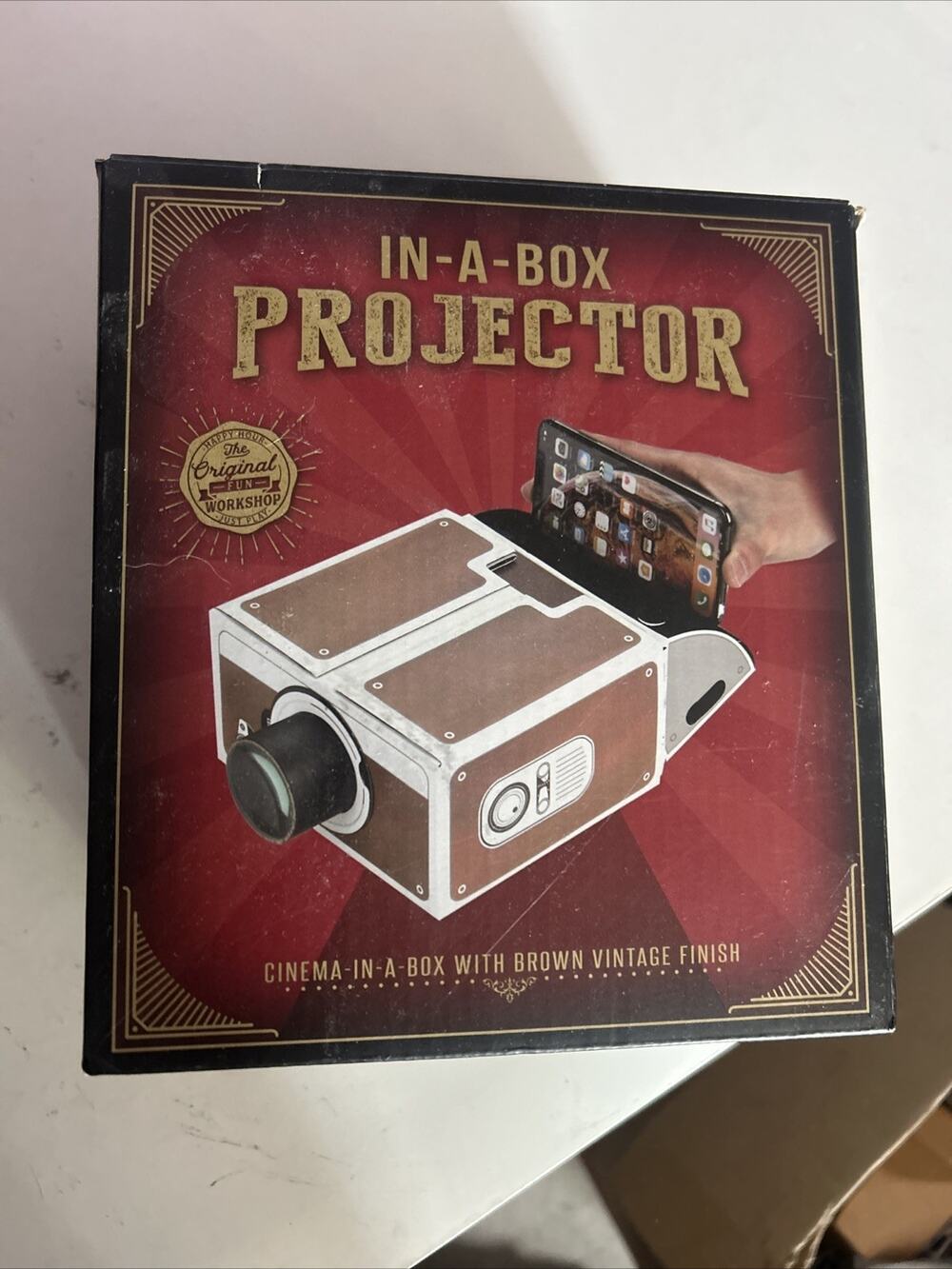 Phone Projector In-A-Box Portable Home Cinema New